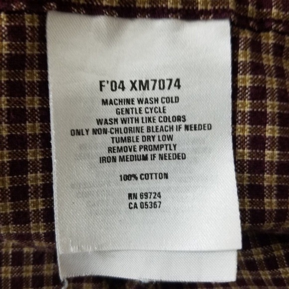 Columbia Mens Long Sleeve Plaid Button Up - Picture 7 of 7